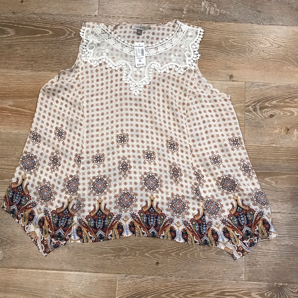 Spring/summer sleeveless blouse!